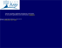 Tablet Screenshot of blueargo.com
